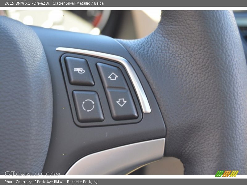 Glacier Silver Metallic / Beige 2015 BMW X1 xDrive28i