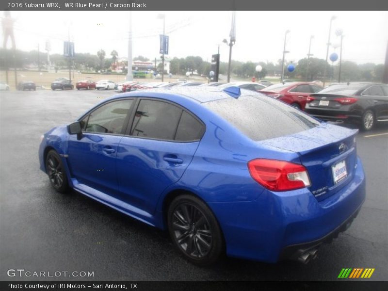 WR Blue Pearl / Carbon Black 2016 Subaru WRX