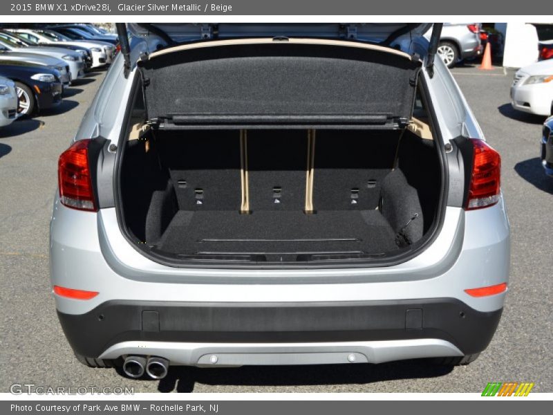 Glacier Silver Metallic / Beige 2015 BMW X1 xDrive28i