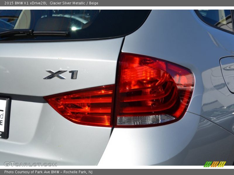 Glacier Silver Metallic / Beige 2015 BMW X1 xDrive28i