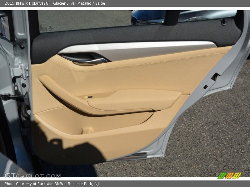 Glacier Silver Metallic / Beige 2015 BMW X1 xDrive28i