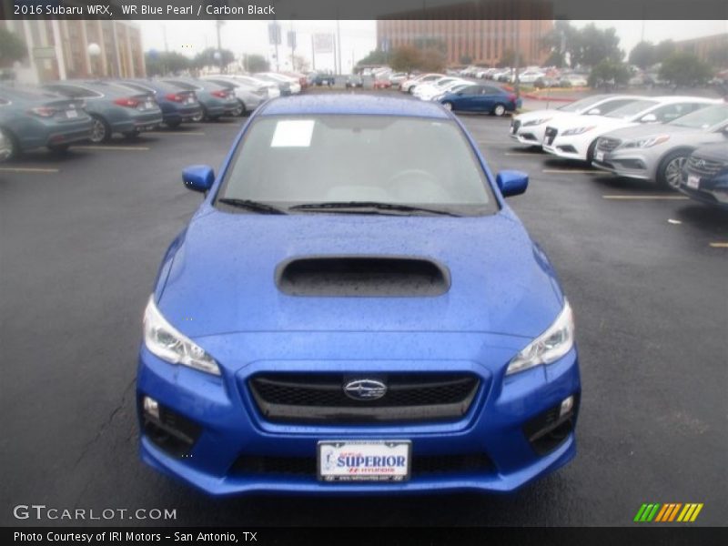 WR Blue Pearl / Carbon Black 2016 Subaru WRX