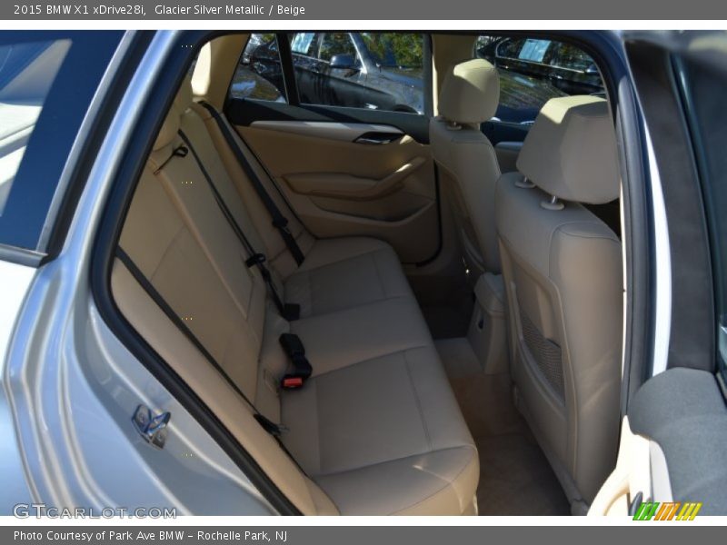 Glacier Silver Metallic / Beige 2015 BMW X1 xDrive28i