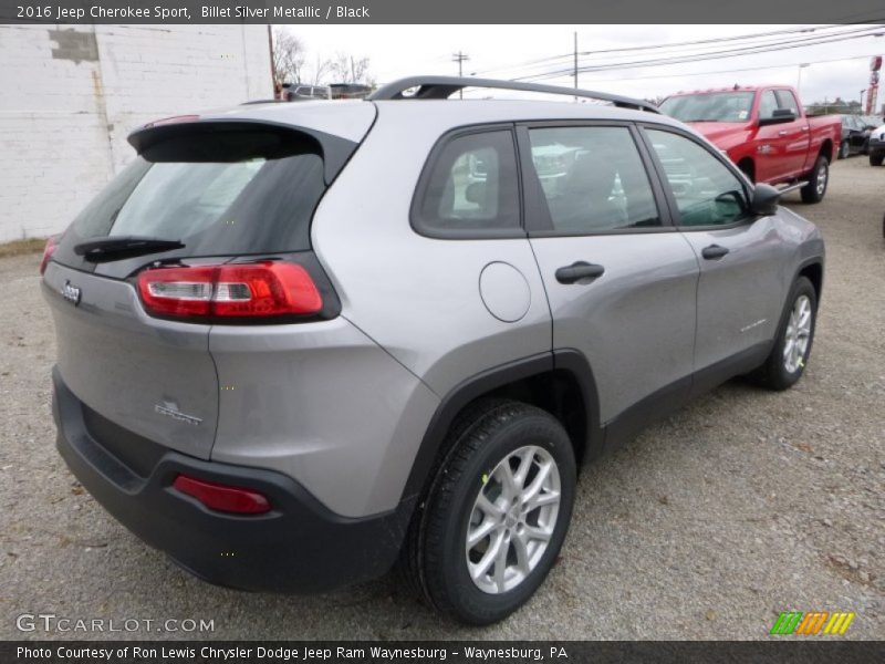 Billet Silver Metallic / Black 2016 Jeep Cherokee Sport