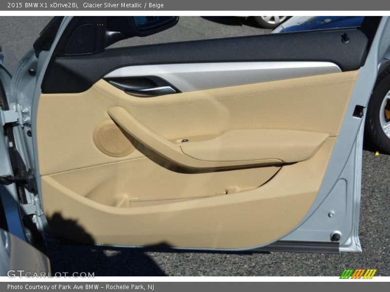 Glacier Silver Metallic / Beige 2015 BMW X1 xDrive28i