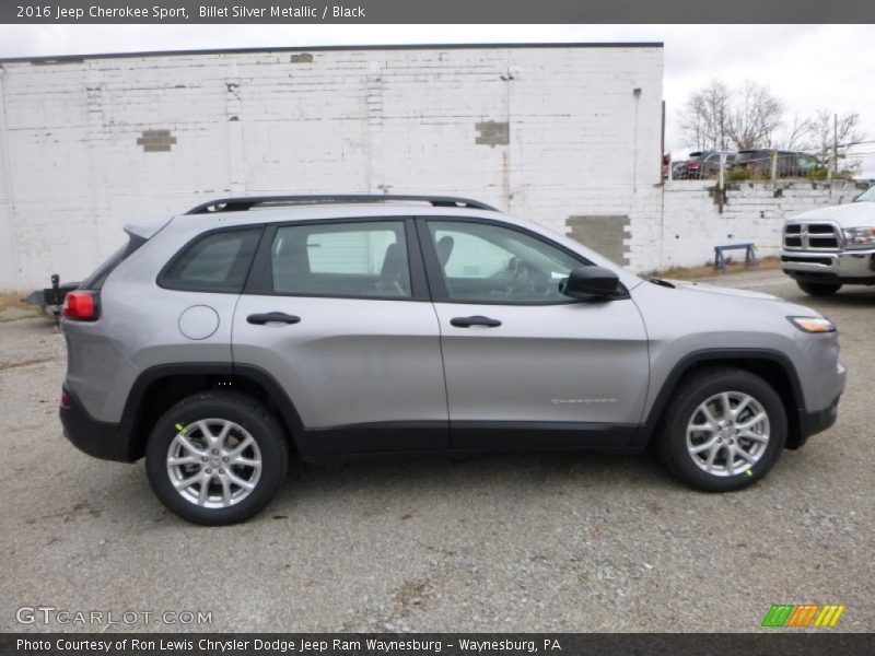 Billet Silver Metallic / Black 2016 Jeep Cherokee Sport