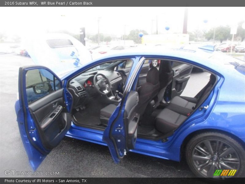WR Blue Pearl / Carbon Black 2016 Subaru WRX