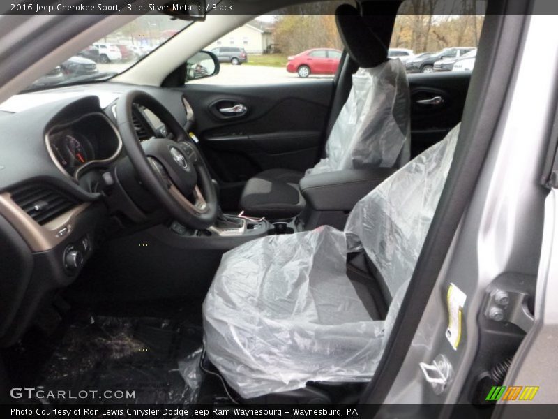 Billet Silver Metallic / Black 2016 Jeep Cherokee Sport