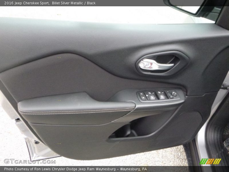 Billet Silver Metallic / Black 2016 Jeep Cherokee Sport
