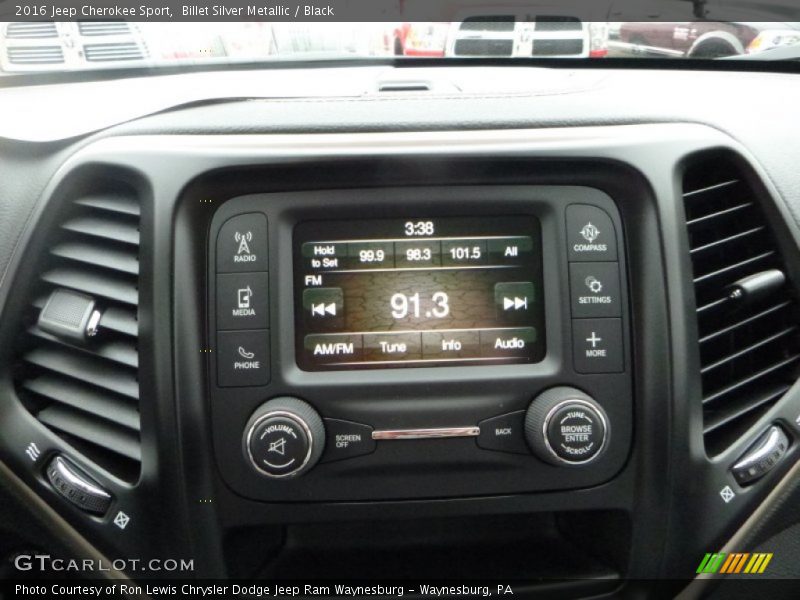 Billet Silver Metallic / Black 2016 Jeep Cherokee Sport