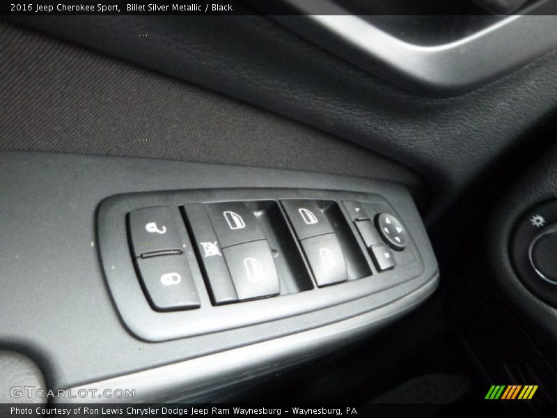 Billet Silver Metallic / Black 2016 Jeep Cherokee Sport