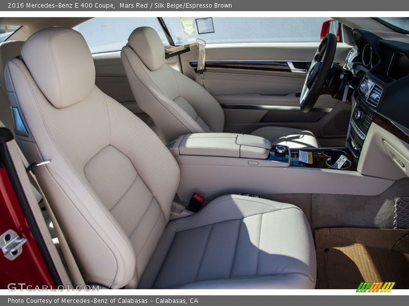 Mars Red / Silk Beige/Espresso Brown 2016 Mercedes-Benz E 400 Coupe