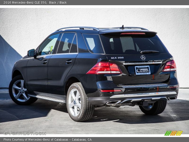 Black / Black 2016 Mercedes-Benz GLE 350