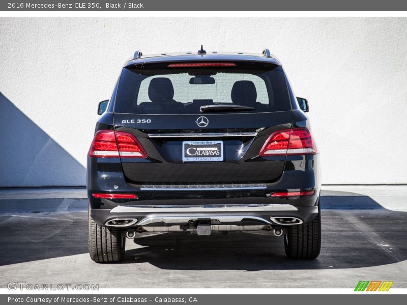 Black / Black 2016 Mercedes-Benz GLE 350