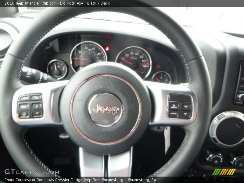 Black / Black 2016 Jeep Wrangler Rubicon Hard Rock 4x4