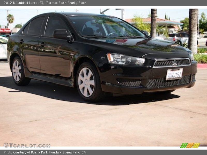 Tarmac Black Pearl / Black 2012 Mitsubishi Lancer ES