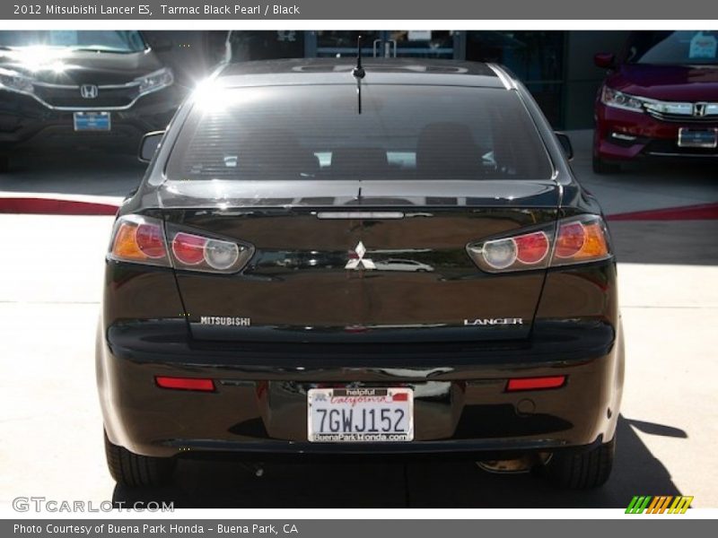 Tarmac Black Pearl / Black 2012 Mitsubishi Lancer ES