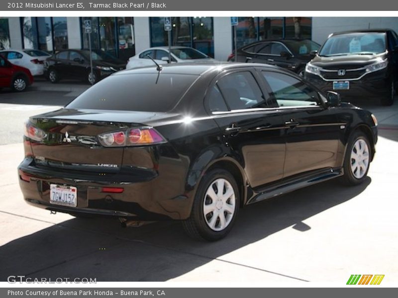 Tarmac Black Pearl / Black 2012 Mitsubishi Lancer ES
