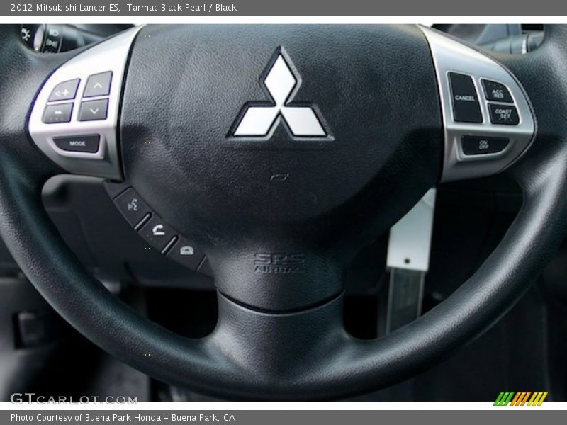 Tarmac Black Pearl / Black 2012 Mitsubishi Lancer ES