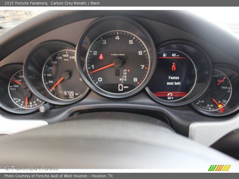 Carbon Grey Metallic / Black 2015 Porsche Panamera