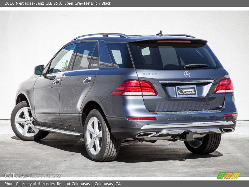 Steel Grey Metallic / Black 2016 Mercedes-Benz GLE 350