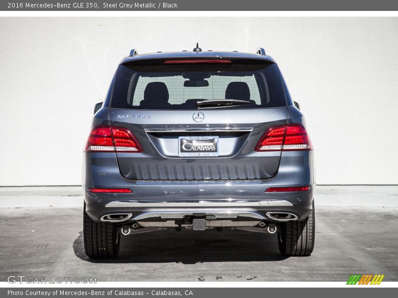 Steel Grey Metallic / Black 2016 Mercedes-Benz GLE 350