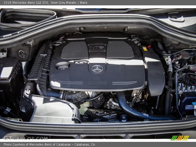 Steel Grey Metallic / Black 2016 Mercedes-Benz GLE 350