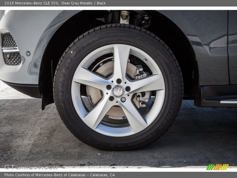 Steel Grey Metallic / Black 2016 Mercedes-Benz GLE 350