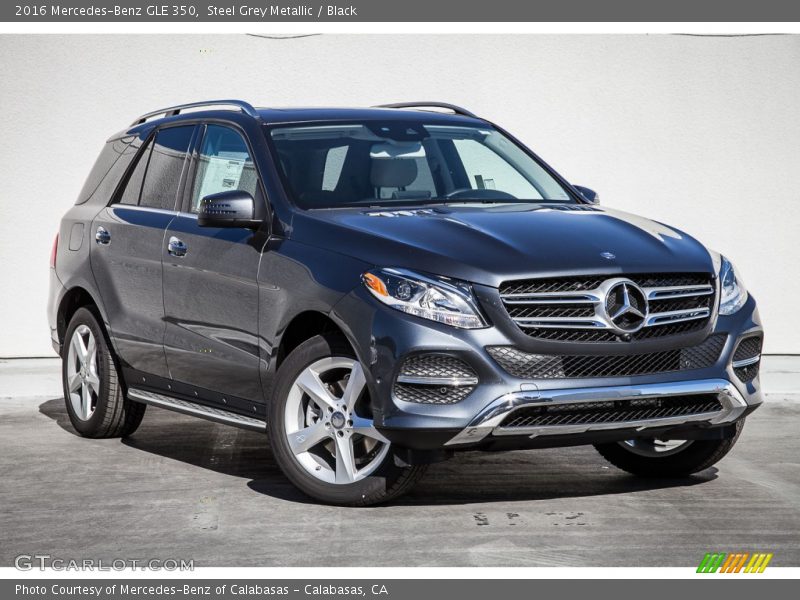 Steel Grey Metallic / Black 2016 Mercedes-Benz GLE 350