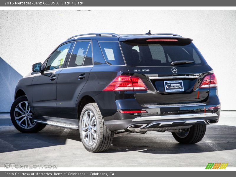 Black / Black 2016 Mercedes-Benz GLE 350