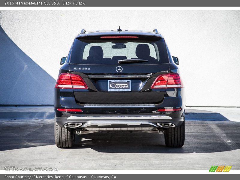 Black / Black 2016 Mercedes-Benz GLE 350