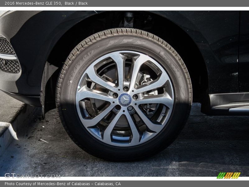 Black / Black 2016 Mercedes-Benz GLE 350
