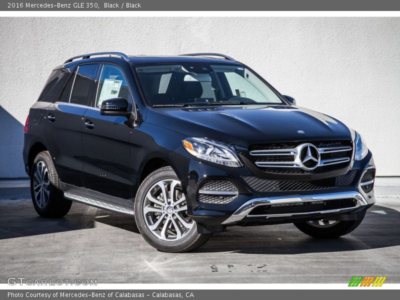 Black / Black 2016 Mercedes-Benz GLE 350
