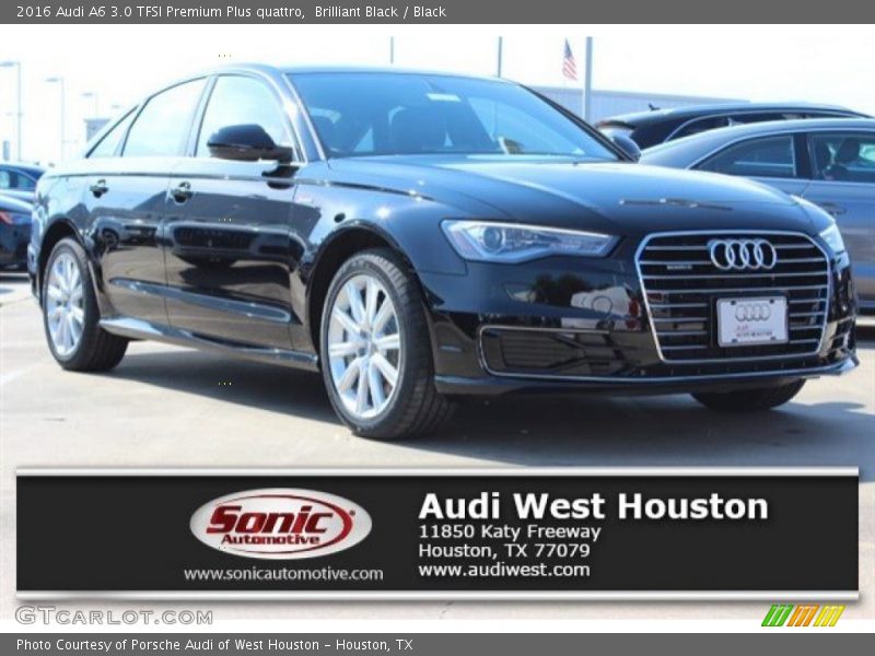 Brilliant Black / Black 2016 Audi A6 3.0 TFSI Premium Plus quattro