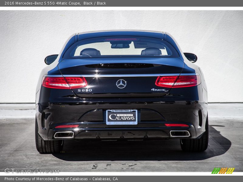 Black / Black 2016 Mercedes-Benz S 550 4Matic Coupe