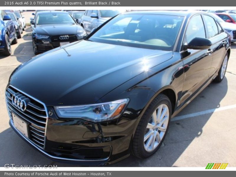 Brilliant Black / Black 2016 Audi A6 3.0 TFSI Premium Plus quattro