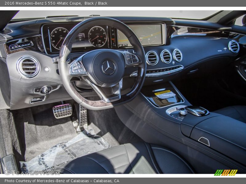 Black / Black 2016 Mercedes-Benz S 550 4Matic Coupe