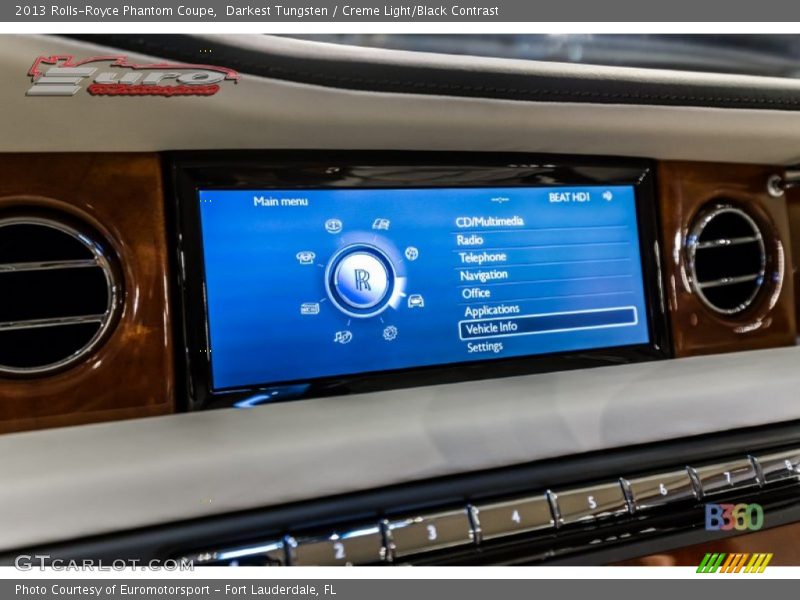 Darkest Tungsten / Creme Light/Black Contrast 2013 Rolls-Royce Phantom Coupe