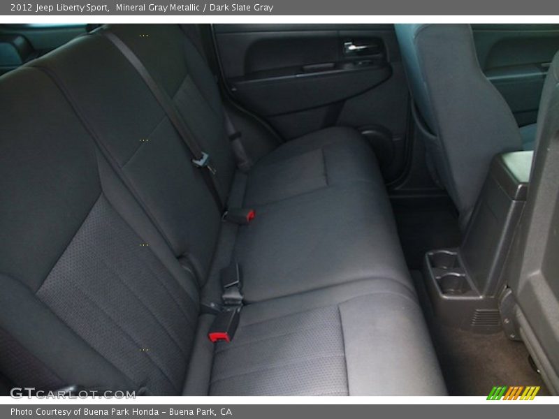 Mineral Gray Metallic / Dark Slate Gray 2012 Jeep Liberty Sport