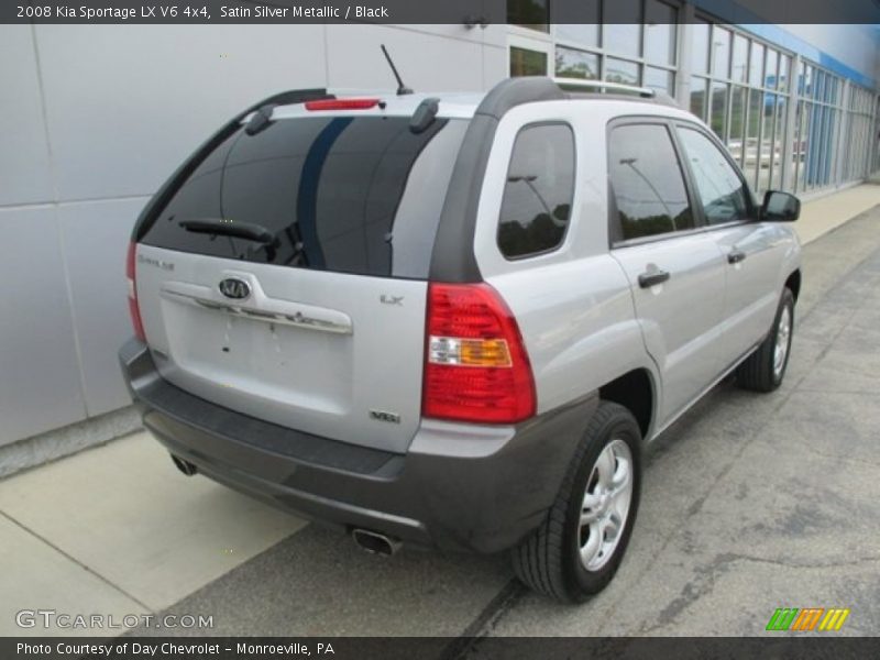 Satin Silver Metallic / Black 2008 Kia Sportage LX V6 4x4