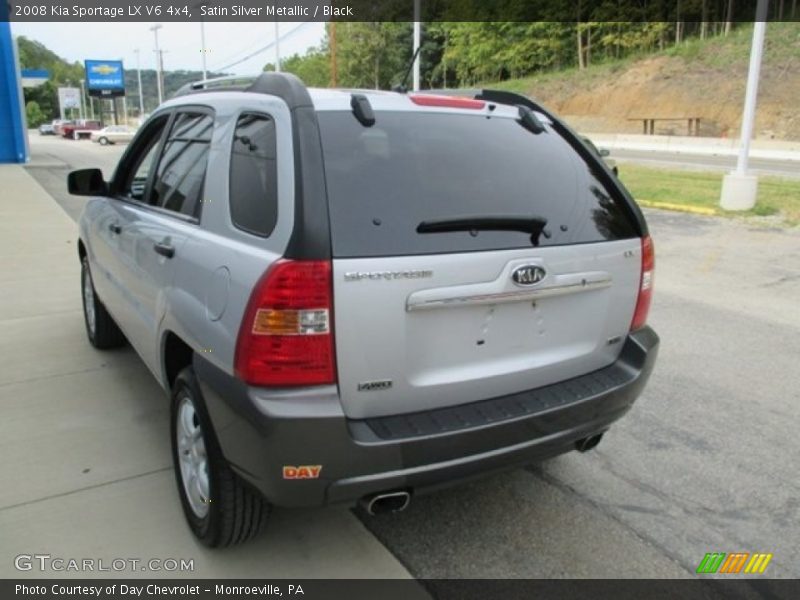 Satin Silver Metallic / Black 2008 Kia Sportage LX V6 4x4