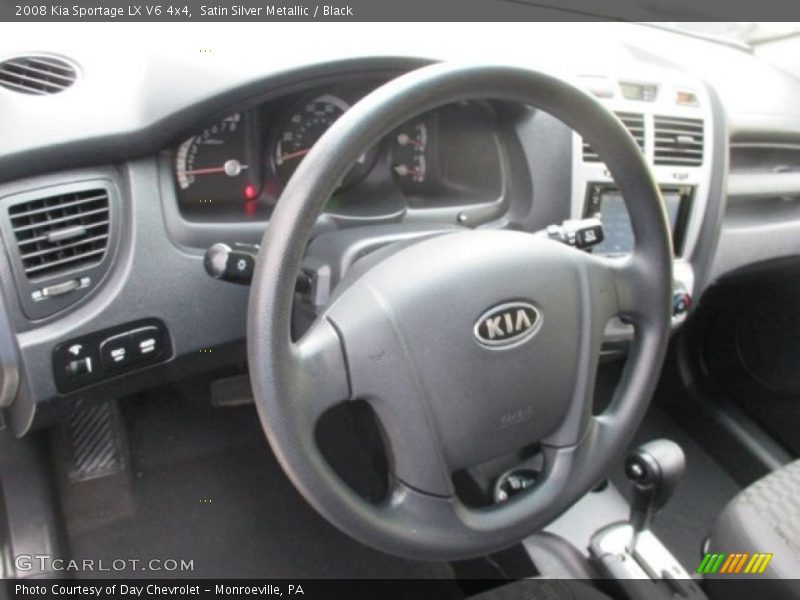 Satin Silver Metallic / Black 2008 Kia Sportage LX V6 4x4