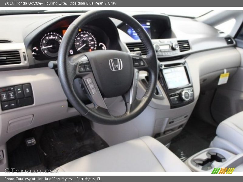 Dashboard of 2016 Odyssey Touring Elite