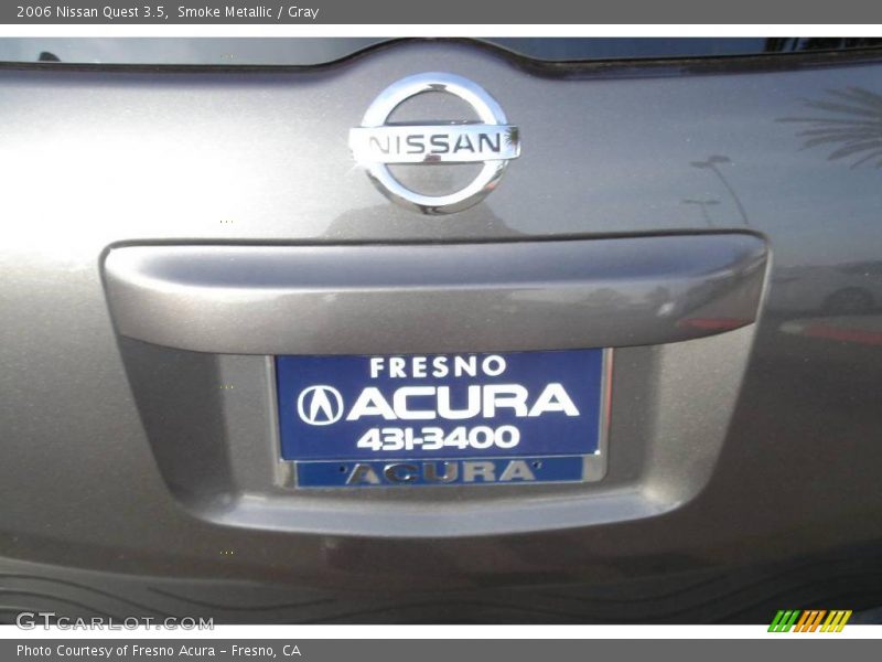 Smoke Metallic / Gray 2006 Nissan Quest 3.5