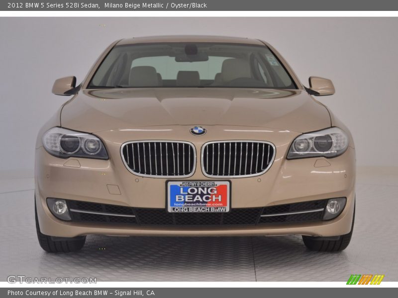 Milano Beige Metallic / Oyster/Black 2012 BMW 5 Series 528i Sedan