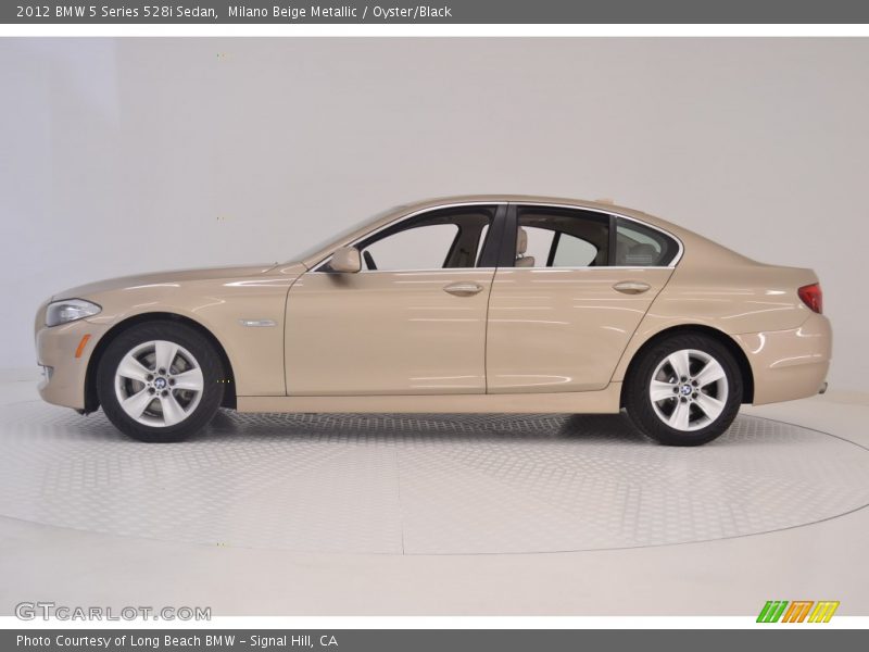 Milano Beige Metallic / Oyster/Black 2012 BMW 5 Series 528i Sedan