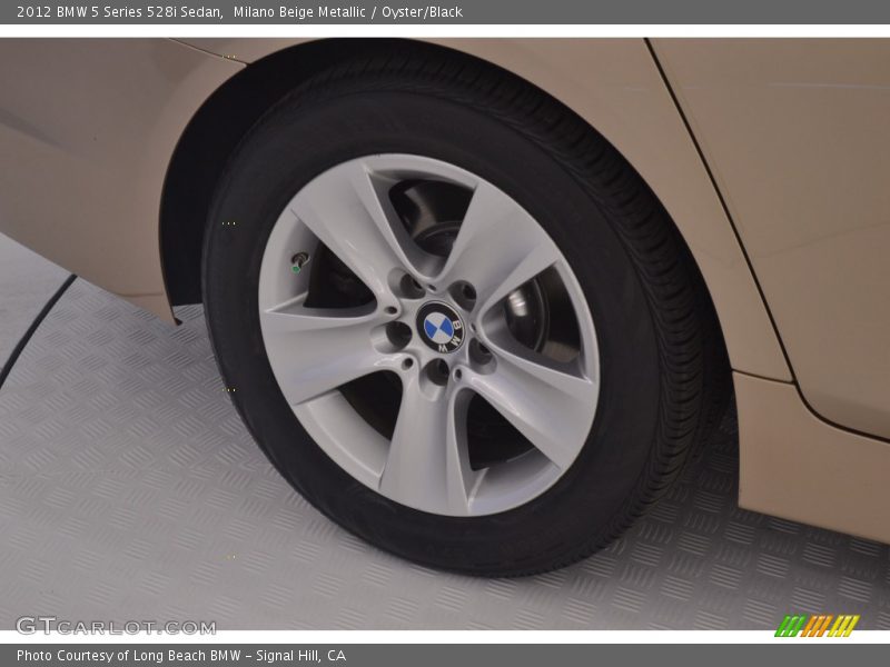 Milano Beige Metallic / Oyster/Black 2012 BMW 5 Series 528i Sedan