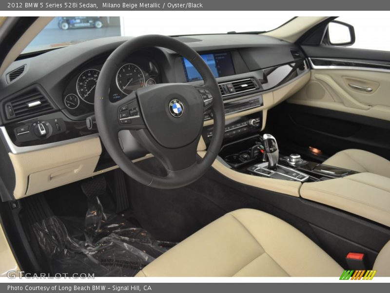 Milano Beige Metallic / Oyster/Black 2012 BMW 5 Series 528i Sedan