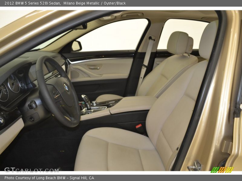Milano Beige Metallic / Oyster/Black 2012 BMW 5 Series 528i Sedan