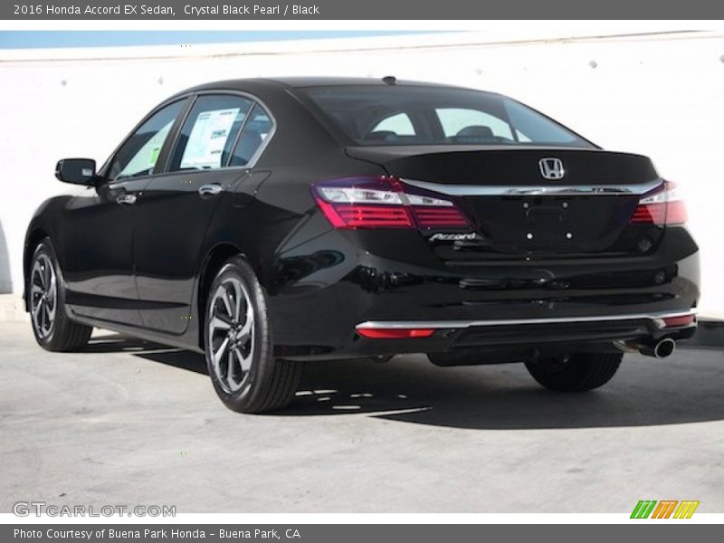 Crystal Black Pearl / Black 2016 Honda Accord EX Sedan